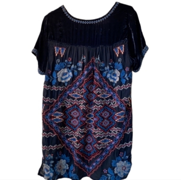 Johnny Was Dexter Velvet Entries Tunic  XS - Picture 3 of 4